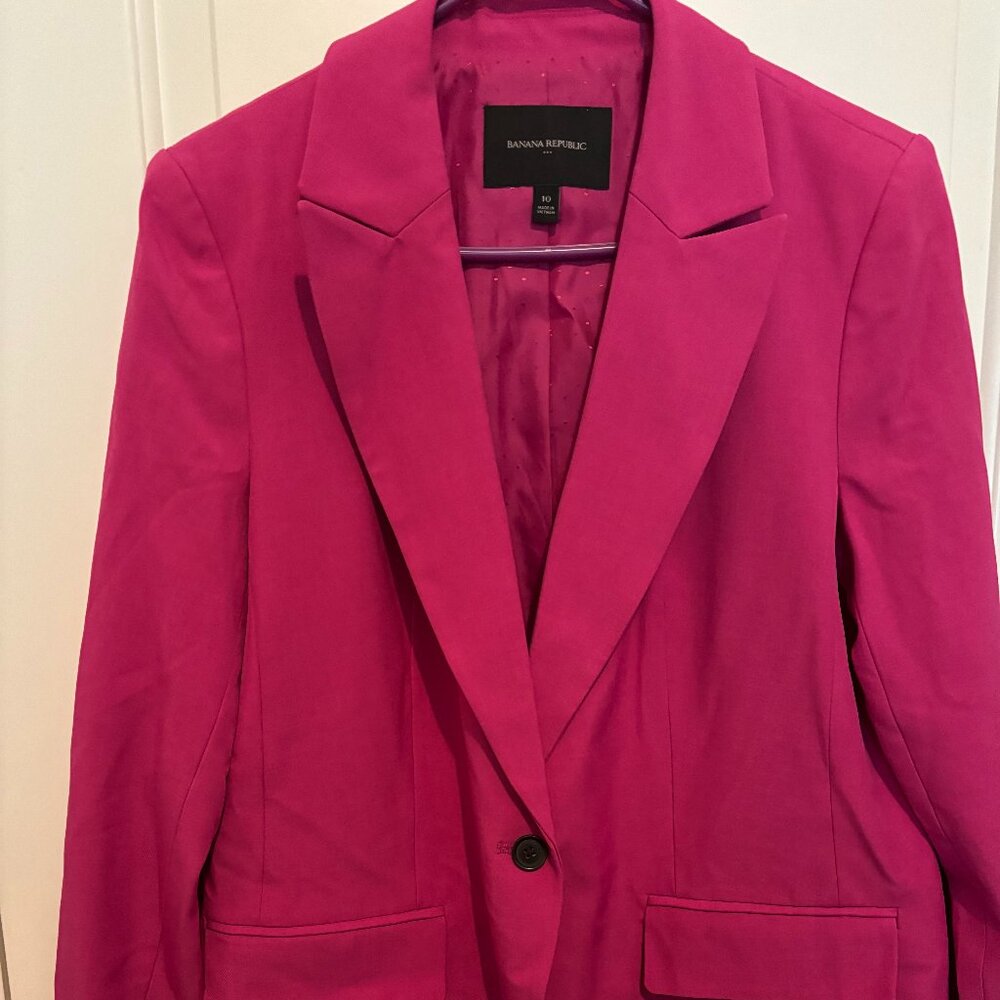 Banana Republic Women's Blazer Jacket size 10 pink NWOT